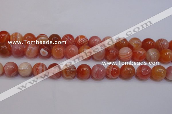 CAG6344 15 inches 12mm round red botswana agate beads wholesale