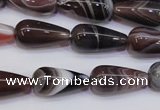 CAG6346 15 inches 10*20mm teardrop botswana agate beads