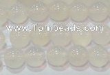 CAG6502 15.5 inches 8mm round Brazilian white agate beads