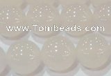 CAG6505 15.5 inches 14mm round Brazilian white agate beads