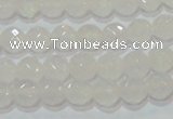 CAG6511 15.5 inches 6mm faceted round Brazilian white agate beads