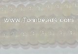 CAG6520 15.5 inches 4*6mm rondelle Brazilian white agate beads