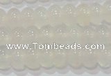 CAG6521 15.5 inches 5*8mm rondelle Brazilian white agate beads