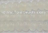 CAG6522 15.5 inches 6*10mm rondelle Brazilian white agate beads