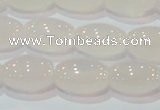 CAG6526 15.5 inches 10*14mm rice Brazilian white agate beads