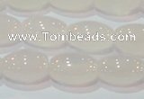 CAG6526 15.5 inches 10*14mm rice Brazilian white agate beads