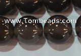 CAG6532 15.5 inches 18mm round Brazilian grey agate beads