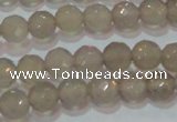 CAG6536 15.5 inches 6mm faceted round Brazilian grey agate beads