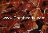 CAG655 15.5 inches 12*12mm faceted rhombic natural fire agate beads