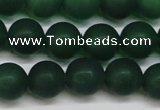 CAG6570 15.5 inches 10mm round matte green agate beads wholesale