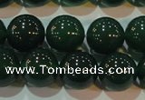 CAG6607 15.5 inches 12mm round green agate gemstone beads