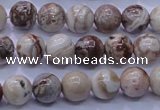 CAG6660 15.5 inches 4mm round Mexican crazy lace agate beads