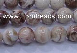 CAG6661 15.5 inches 6mm round Mexican crazy lace agate beads