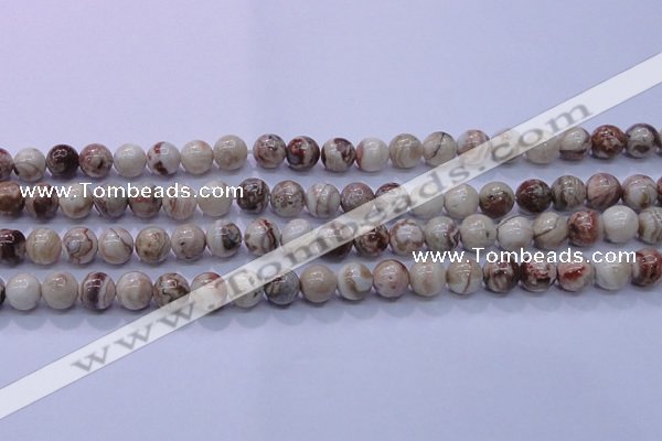 CAG6661 15.5 inches 6mm round Mexican crazy lace agate beads