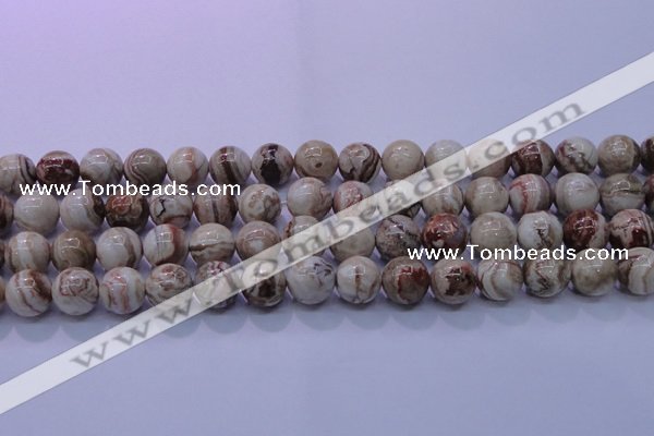 CAG6663 15.5 inches 10mm round Mexican crazy lace agate beads