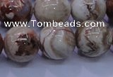 CAG6667 15.5 inches 18mm round Mexican crazy lace agate beads