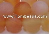 CAG6694 15 inches 16mm round multicolor pilates agate beads