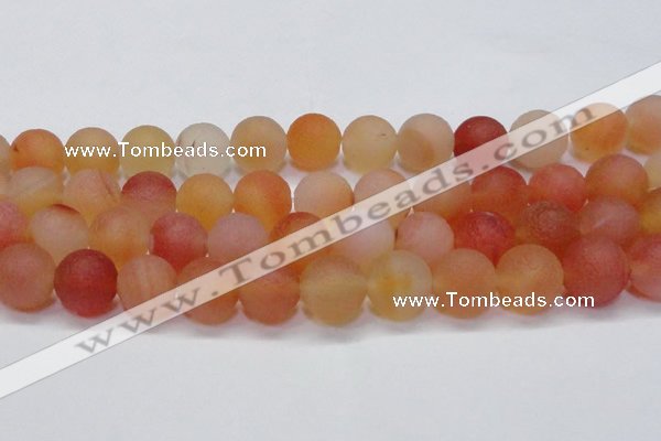 CAG6694 15 inches 16mm round multicolor pilates agate beads