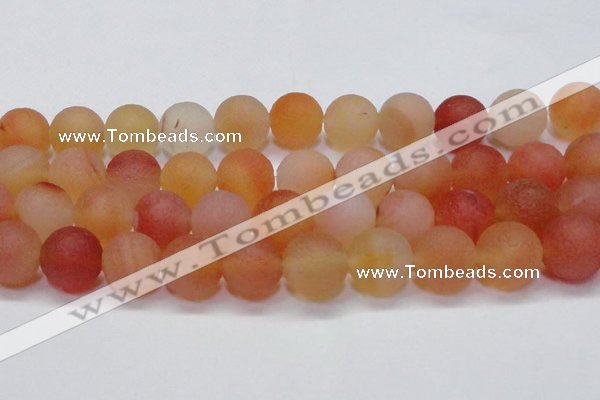 CAG6696 15 inches 20mm round multicolor pilates agate beads