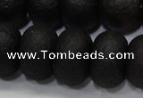 CAG6749 15 inches 12*16mm rondelle black pilates agate beads