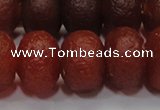 CAG6750 15 inches 10*14mm rondelle red pilates agate beads