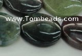 CAG6775 15.5 inches 25mm flat round Indian agate beads wholesale