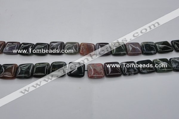 CAG6778 15.5 inches 12*12mm square Indian agate beads wholesale