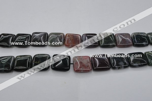 CAG6781 15.5 inches 18*18mm square Indian agate beads wholesale