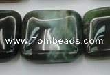 CAG6784 15.5 inches 25*25mm square Indian agate beads wholesale