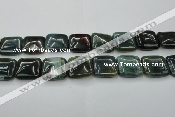 CAG6784 15.5 inches 25*25mm square Indian agate beads wholesale