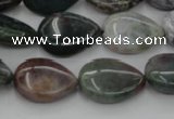 CAG6802 15.5 inches 12*16mm flat teardrop Indian agate beads