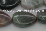 CAG6805 15.5 inches 18*25mm flat teardrop Indian agate beads