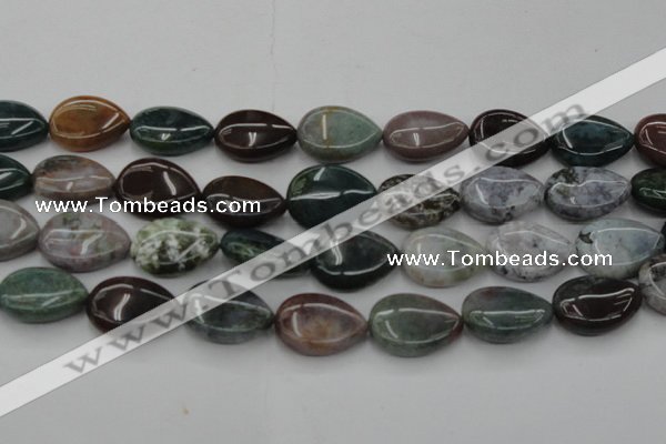 CAG6805 15.5 inches 18*25mm flat teardrop Indian agate beads