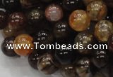 CAG703 15.5 inches 10mm round dragon veins agate beads wholesale