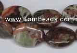 CAG7039 15.5 inches 15*20mm oval ocean agate gemstone beads