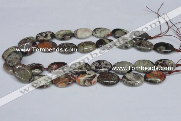 CAG7040 15.5 inches 18*25mm oval ocean agate gemstone beads