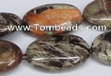 CAG7041 15.5 inches 20*30mm oval ocean agate gemstone beads