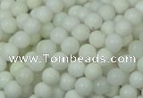 CAG705 15.5 inches 6mm round white agate gemstone beads wholesale