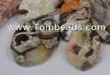 CAG7051 Top drilled 15*20mm - 25*35mm freeform ocean agate beads