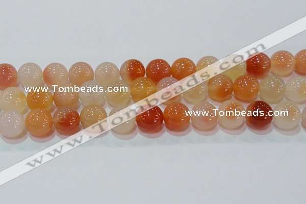 CAG7136 15.5 inches 16mm round red agate gemstone beads