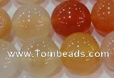 CAG7137 15.5 inches 18mm round red agate gemstone beads