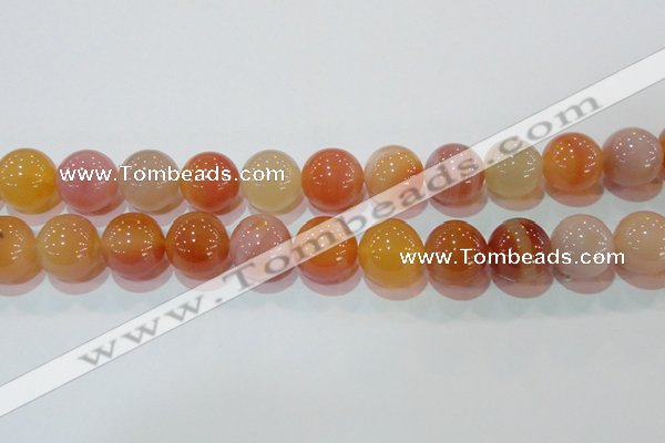 CAG7138 15.5 inches 20mm round red agate gemstone beads