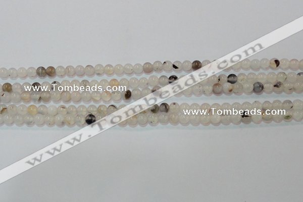 CAG7140 15.5 inches 4mm round Montana agate gemstone beads