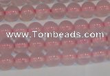 CAG7149 15.5 inches 4mm round pink agate gemstone beads