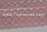 CAG7149 15.5 inches 4mm round pink agate gemstone beads