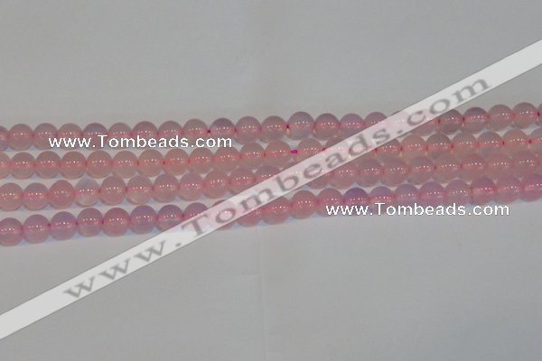 CAG7151 15.5 inches 8mm round pink agate gemstone beads