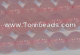 CAG7152 15.5 inches 10mm round pink agate gemstone beads