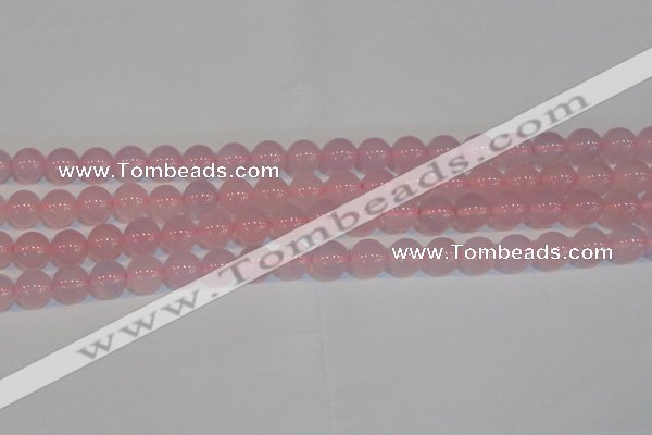 CAG7152 15.5 inches 10mm round pink agate gemstone beads