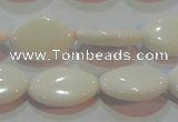 CAG7230 15.5 inches 13*18mm marquise white agate gemstone beads