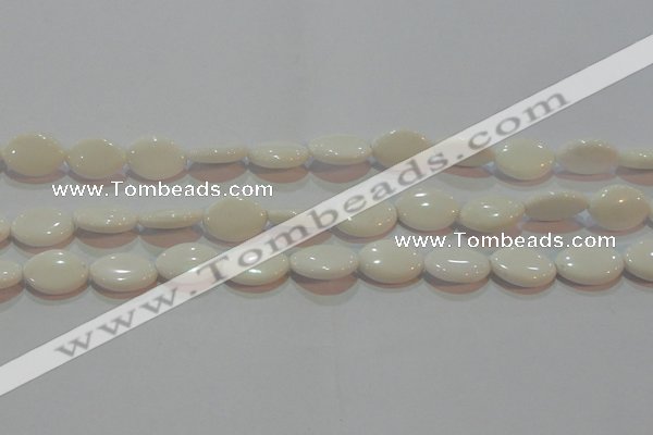 CAG7230 15.5 inches 13*18mm marquise white agate gemstone beads